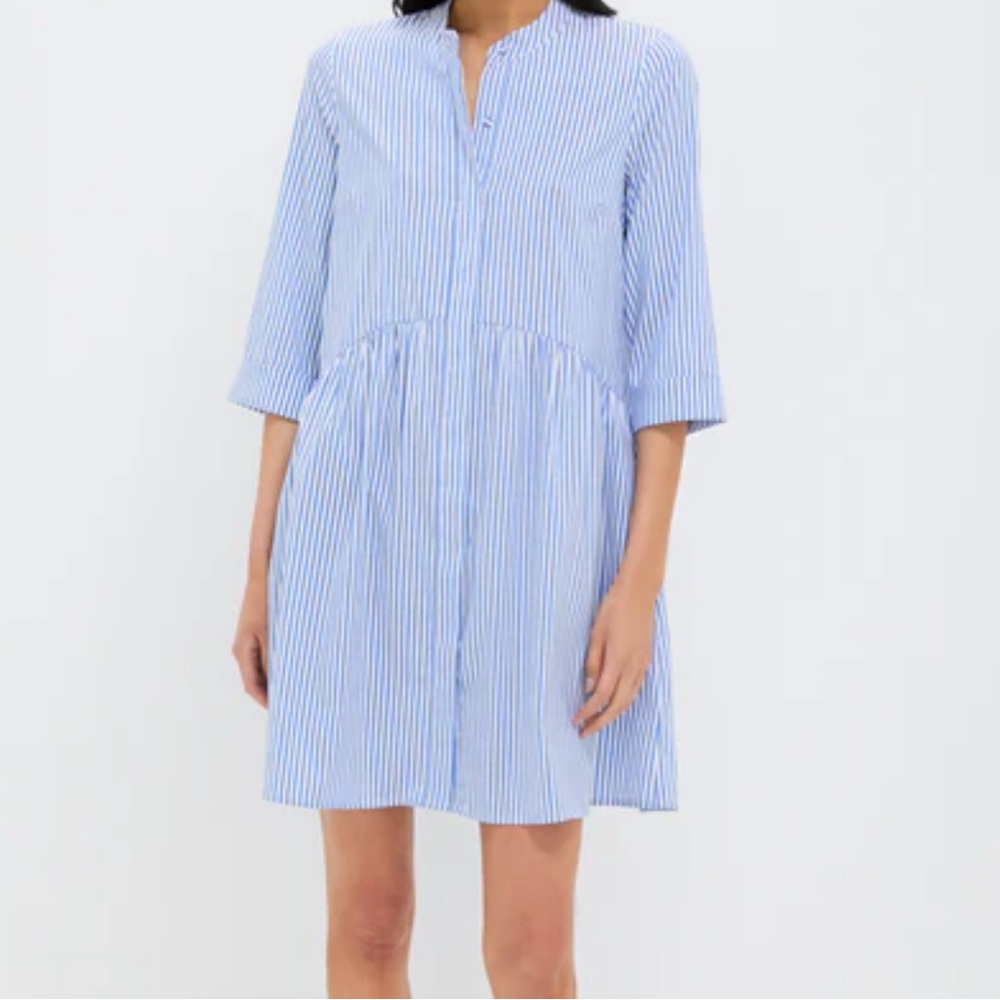 Tuckernuck Blue and White Striped Dress